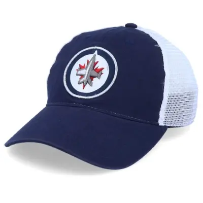Fanatics - NHL Blå trucker Keps - Winnipeg Jets Value Core Unstructured Navy/White Trucker @ Hatstore