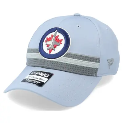Fanatics - NHL Grå adjustable Keps - Winnipeg Jets Authentic Pro Home Ice Grey Adjustable @ Hatstore