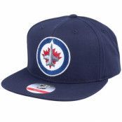 Keps Kids Winnipeg Jets Solid Navy Snapback - Outerstuff - Blå Barnkeps