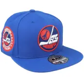 Mitchell&Ness - NHL Blå fitted Keps - Winnipeg Jets Vintage Blue Fitted @ Hatstore