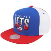Mitchell&Ness - NHL Blå snapback Keps - Winnipeg Jets Billboard 2 Vintage Navy/Red Snapback @ Hatstore