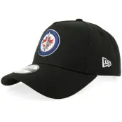 New Era - NHL Svart adjustable Keps - Kids Hatstore Exclusive x Winnipeg Jets 9FORTY Black A-frame Adjustable @ Hatstore
