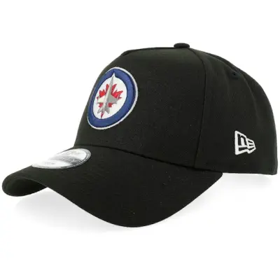 New Era - NHL Svart adjustable Keps - Kids Hatstore Exclusive x Winnipeg Jets 9FORTY Black A-frame Adjustable @ Hatstore