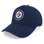 Outerstuff - NHL Blå adjustable Keps - Kids Winnipeg Jets Precurved A-Frame College Navy Adjustable @ Hatstore
