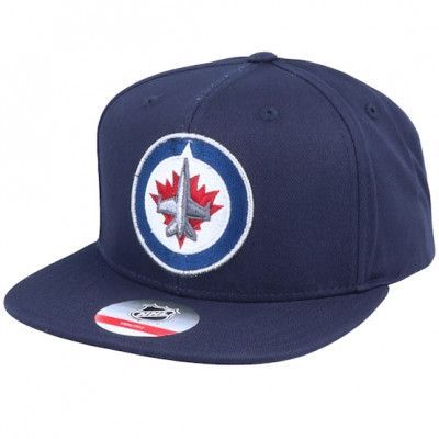 Outerstuff - NHL Blå snapback Keps - Kids Winnipeg Jets Solid Navy Snapback @ Hatstore