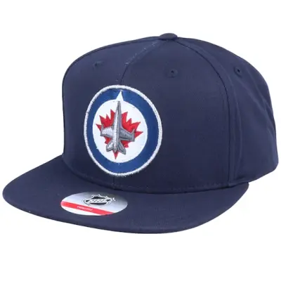 Outerstuff - NHL Blå snapback Keps - Kids Winnipeg Jets Solid Navy Snapback @ Hatstore