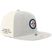Outerstuff - NHL Grå snapback Keps - Kids Winnipeg Jets Ace In The Hole Heather Grey Snapback @ Hatstore