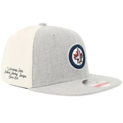 Outerstuff - NHL Grå snapback Keps - Kids Winnipeg Jets Ace In The Hole Heather Grey Snapback @ Hatstore