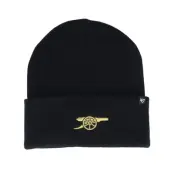 47 Brand - Football Svart cuff Beanie - Arsenal Haymaker Metallic 47 Beanie Black Cuff @ Hatstore