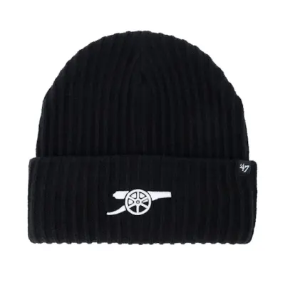 47 Brand - Svart cuff Beanie - Arsenal Epl Harbor Knit Beanie Black Cuff @ Hatstore