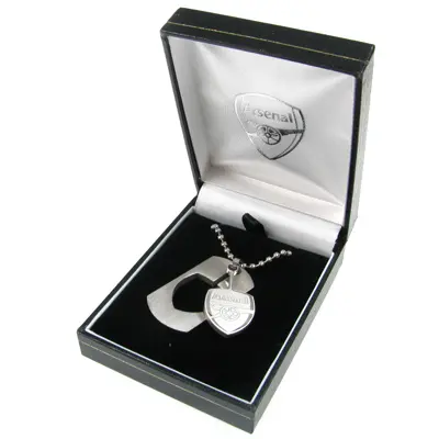 Arsenal ID-Bricka med Kedja Cutout