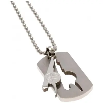 Arsenal ID-Bricka med Kedja Cutout Gun