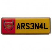 Arsenal Nummerplåt Emblem