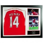 Arsenal Signerad Fotbollströja Henry