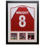 Arsenal Signerad Fotbollströja Ian Wright