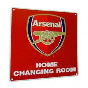Arsenal skylt hemmaomklädningsrum