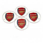 Arsenal Underlägg Runda 4-pack