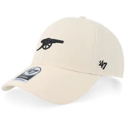 47 Brand - Football Beige adjustable Keps - Arsenal Mvp Natural Adjustable @ Hatstore