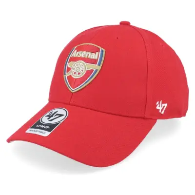 47 Brand - Football Röd adjustable Keps - Arsenal 47 Mvp Cap Red Adjustable @ Hatstore