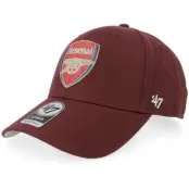 47 Brand - Football Röd adjustable Keps - Arsenal Mvp Dark Maroon Adjustable @ Hatstore