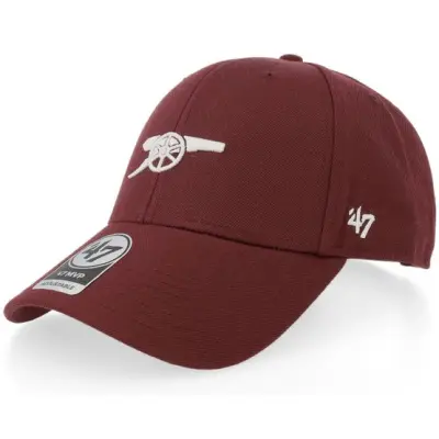 47 Brand - Football Röd adjustable Keps - Arsenal Mvp Dark Maroon Adjustable @ Hatstore