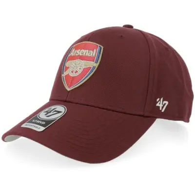 47 Brand - Football Röd adjustable Keps - Arsenal Mvp Dark Maroon Adjustable @ Hatstore