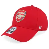 47 Brand - Football Röd adjustable Keps - Arsenal Raised Basic 47 Mvp Cap Red Adjustable @ Hatstore