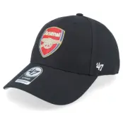 47 Brand - Football Svart adjustable Keps - Arsenal 47 Mvp Cap Black Adjustable @ Hatstore