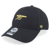 47 Brand - Football Svart adjustable Keps - Arsenal Metallic 47 Mvp Cap Black Adjustable @ Hatstore