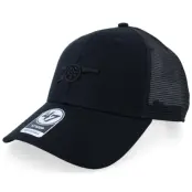 47 Brand - Football Svart trucker Keps - Arsenal Epl- Branson 47 Mvp Cap Black Trucker @ Hatstore