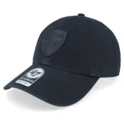 47 Brand - Football Svart unconstructed Keps - Arsenal 47 Clean Up Black Dad Cap @ Hatstore