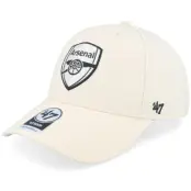 47 Brand - Football Vit adjustable Keps - Arsenal Mvp 47 Mvp Cap Natural A-frame Adjustable @ Hatstore