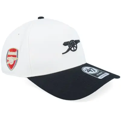 47 Brand - Football Vit adjustable Keps - Hatstore Exclusive x Arsenal Epl- Sure Shot 47 Mvp Dt Sandstone/Black A-Frame Adjustable @ Hatstore