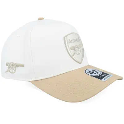 47 Brand - Football Vit adjustable Keps - Hatstore Exclusive x Arsenal Epl- Sure Shot 47 Mvp Dt Sandstone/Khaki A-Frame Adjustable @ Hatstore