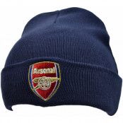 Arsenal Mössa Turn Up Crest Mörkblå