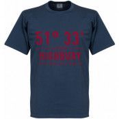 Arsenal T-shirt Highbury Home Coordinate Blå XXL