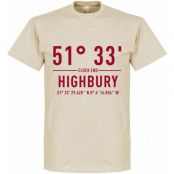 Arsenal T-shirt Highbury Home Coordinate Röd S