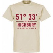 Arsenal T-shirt Highbury Home Coordinate Röd XXL