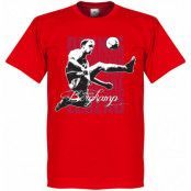 Arsenal T-shirt Legend Dennis Bergkamp Legend Röd M
