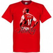 Arsenal T-shirt Legend Henry Legend 2 Thierry Henry Röd XXL