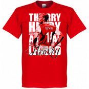 Arsenal T-shirt Legend Henry Legend Thierry Henry Röd M