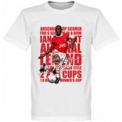 Arsenal T-shirt Legend Ian Wright Legend Vit M