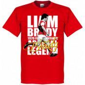 Arsenal T-shirt Legend Liam Brady Legend Röd L