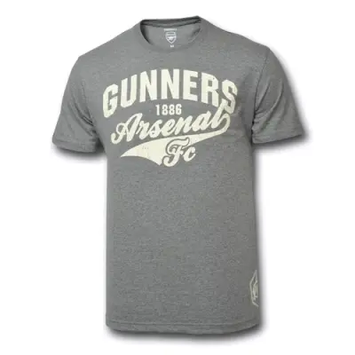 Arsenal T-shirt Script Grå L