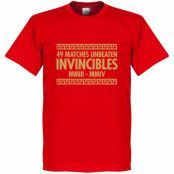 Arsenal T-shirt The Invincibles 49 Unbeaten Röd L