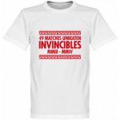 Arsenal T-shirt The Invincibles 49 Unbeaten Vit L