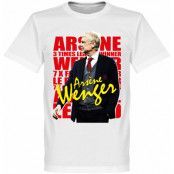 Arsenal T-shirt Wenger Legend Vit 5XL