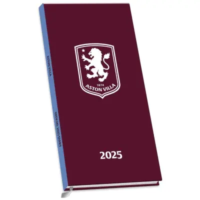 Aston Villa Dagbok Slim 2025