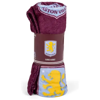 Aston Villa Fleecefilt Multi Crest