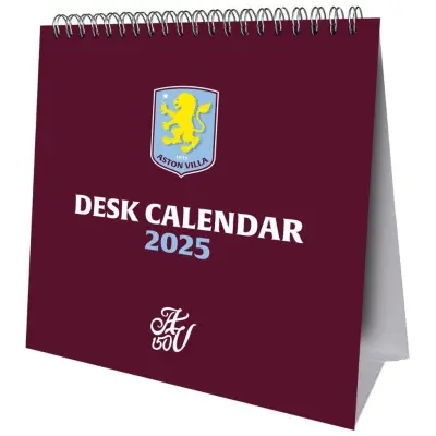 Aston Villa Skrivbordskalender 2025